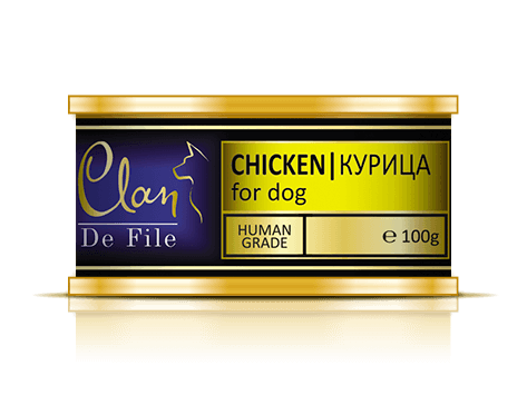 Консервы для собак Clan De File № 53 (курица)