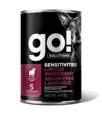 Консервы GO! Sensitivities Limited Ingredient Grain Free Lamb Pate DF для собак с чувствительным пищеварением (с ягненком)