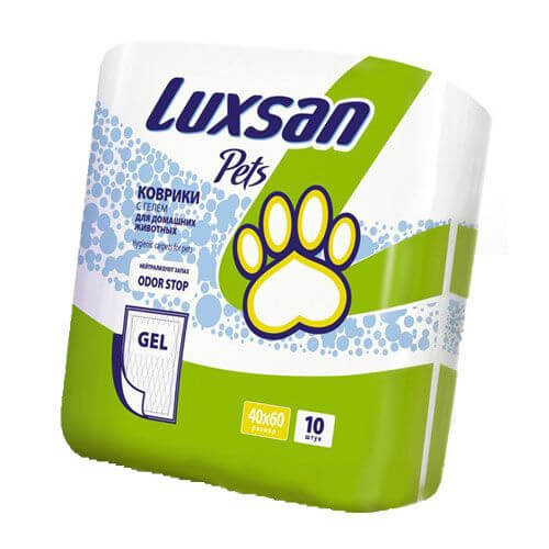 Коврик Luxsan Premium Gel для кошек и собак 40x60 см 10 шт