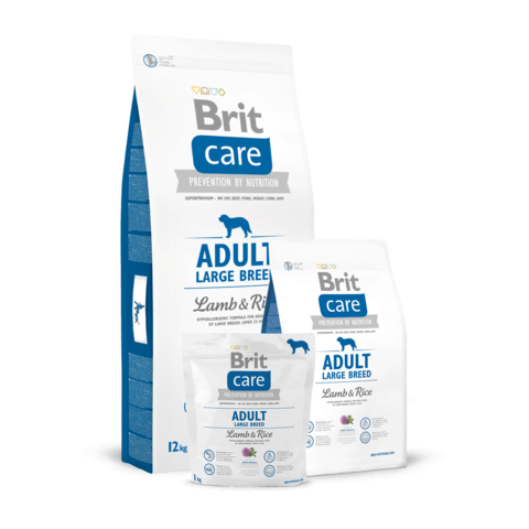Корм Brit Care Adult Large Breed Lamb & Rice для взрослых собак крупных пород