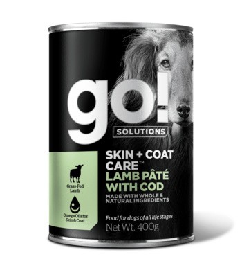 Консервы GO! Skin+Coat Lamb Pate with Cod DF для собак всех возрастов (с ягненком и треской)