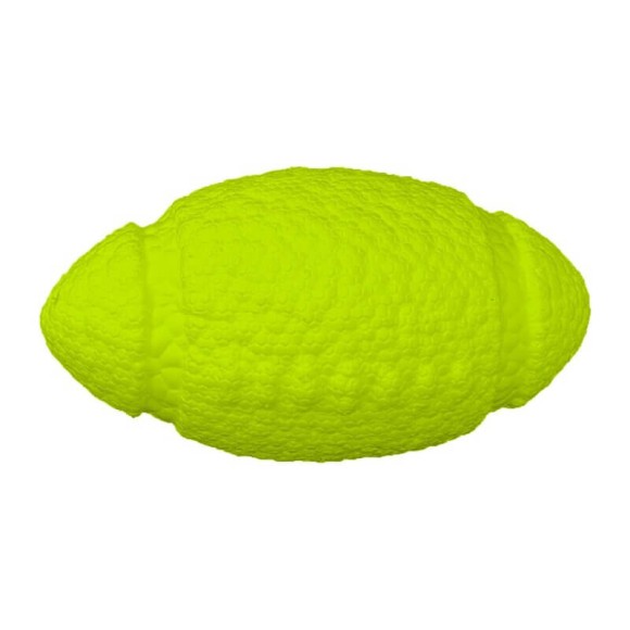 Игрушка Mr.Kranch Мяч-регби для собак 14 см неоновая желтая