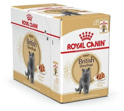 Консервы Royal Canin British Shorthair для кошек британской короткошерстной породы кусочки в соусе 12 шт