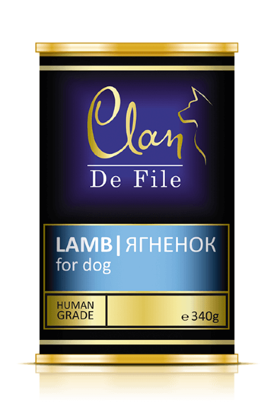 Консервы Clan De File № 61 для взрослых собак (ягненок)