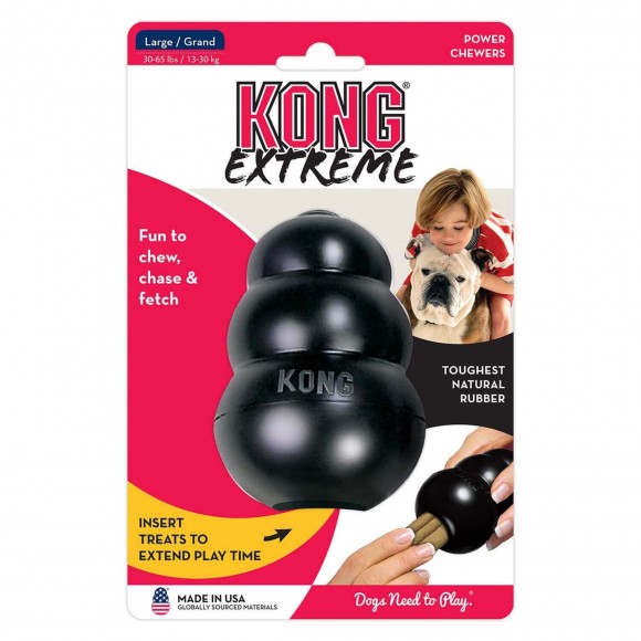 Игрушка для собак Kong Extreme L очень прочная большая 10х6 см
