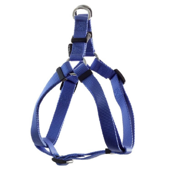 Шлейка Triol L стандарт для собак нейлоновая 65-99 см (синяя)