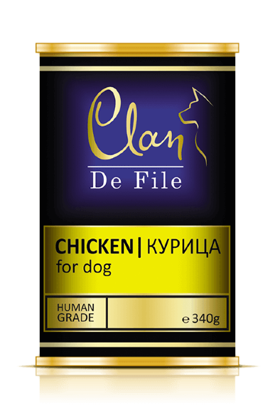 Консервы Clan De File № 63 для собак всех пород (курица)