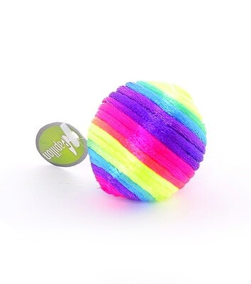 Игрушка для кошек Papillon Радужный мячик с погремушкой 3,5 см