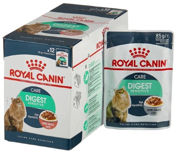 Консервы Royal Canin Digest Sensitive для кошек с чувствительным пищеварением соус 24 шт