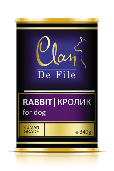 Консервы для собак Clan De File № 64 (кролик)
