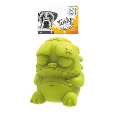 Игрушка MPets Зомбик для собак с дозатором угощений (зелёный)