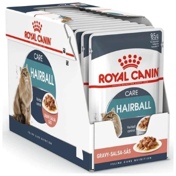 Консервы Royal Canin Hairball Care для кошек для профилактики образования волосяных комочков в ЖКТ 12 шт