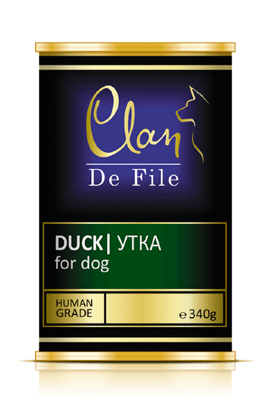 Консервы Clan De File № 67 для взрослых собак всех пород (утка)