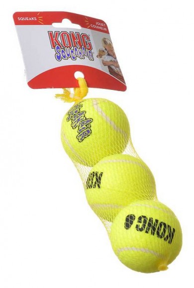 Игрушка для собак Kong Air Теннисный мяч маленький (в упаковке 3 шт)