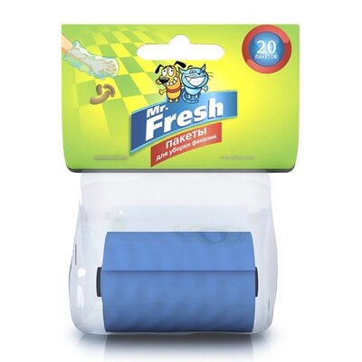 Пакеты Mr.Fresh для уборки фекалий (сменный рулон)
