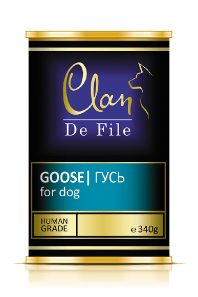 Консервы Clan De File № 66 для взрослых собак (гусь)