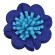 Нюхательная игрушка Mr.Kranch Цветок для собак, 20см, синий