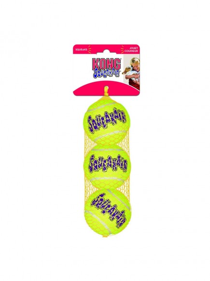 Игрушка для собак Kong Air Теннисный мяч средний (в упаковке 3 шт) 6см