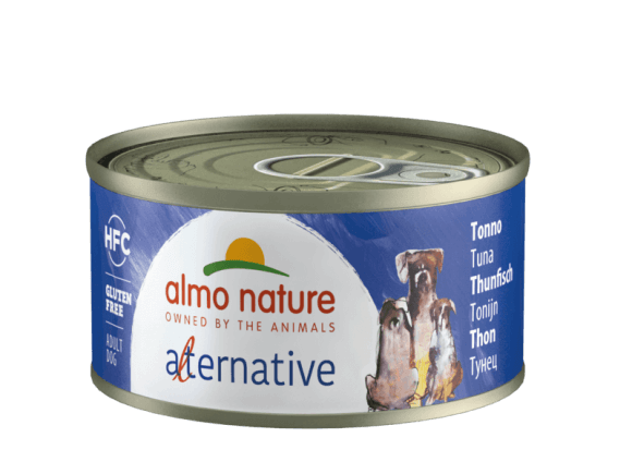 Консервы Almo Nature Alternative для собак тунец (55% мяса)