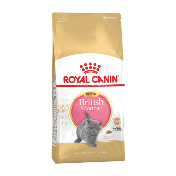 Корм Royal Canin Kitten British Shorthair для котят британской короткошерстной породы