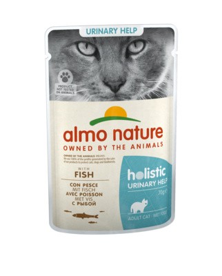 Паучи Almo Nature Urinary Help для кошек (с рыбой)