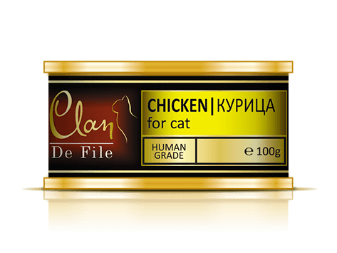 Консервы Clan De File № 73 для кошек (курица)