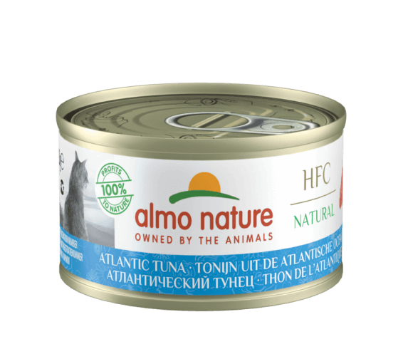 Консервы Almo Nature для кошек с атлантическим тунцом (75% мяса) 24 шт