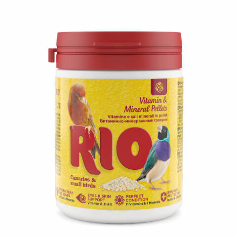 Гранулы RIO витаминно-минеральные для канареек, экзотов и других мелких птиц