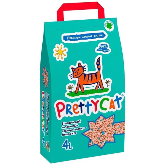 Наполнитель PrettyCat Premium впитывающий для кошачьих туалетов