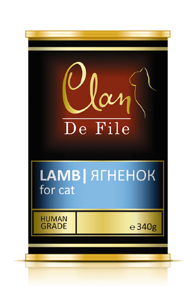 Консервы для кошек Clan De File № 81 (ягненок)