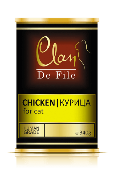 Консервы Clan De File № 83 для кошек (курица)