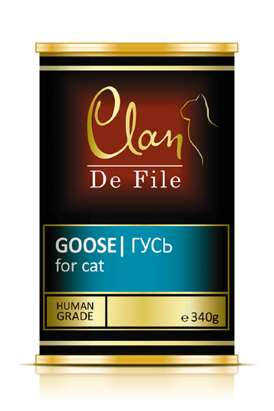 Консервы для кошек Clan De File № 86 (гусь)