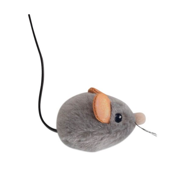 Игрушка Petstages Мышка со звуком для кошек с кошачьей мятой 4 см