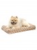 Лежанка MidWest Ombre для собак и кошек плюшевая с завитками 57х31 см мокко