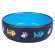 Миска Mr.Kranch керамическая для кошек черная с голубым, 350 мл