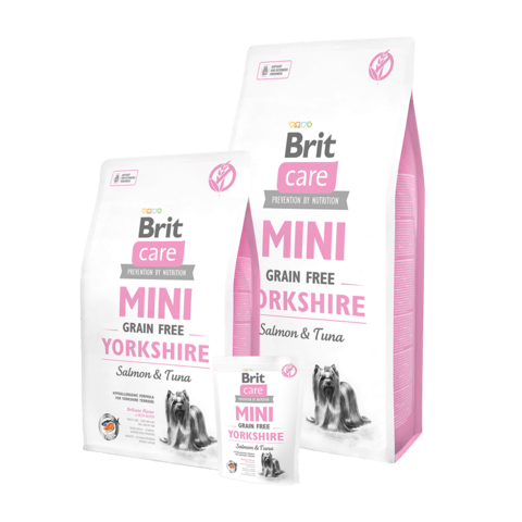 Корм Brit Care GF Mini Yorkshire для собак породы йоркширский терьер (беззерновой)