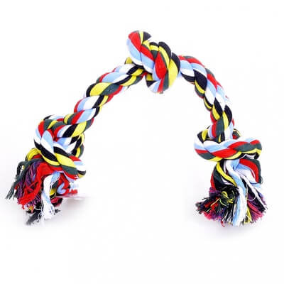 Игрушка для собак Papillon Flossy toy 3 knots веревка с тремя узлами 45 см (хлопок)