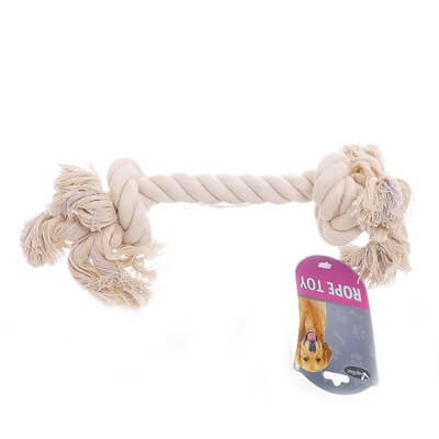 Игрушка для собак Papillon Cotton Flossy toy 2 knots канат с тремя узлами 25 см (хлопок)