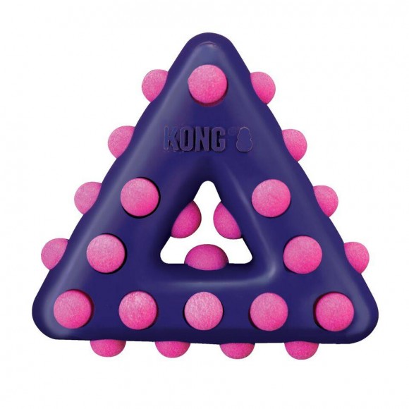 Игрушка для собак Kong Dotz треугольник малый 11 см