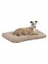 Лежанка MidWest Ombre для собак и кошек плюшевая с завитками 90х55 см мокко