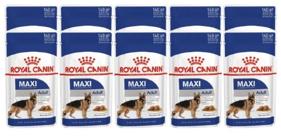 Корм Royal Canin Maxi Adult кусочки в соусе для собак крупных пород 10 шт
