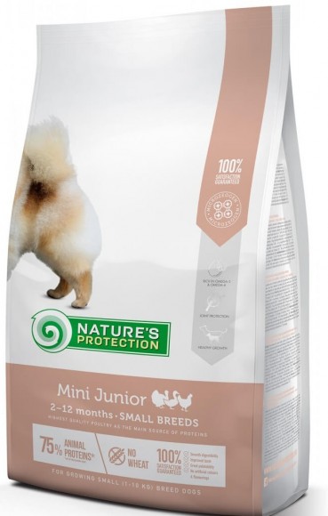 Корм Nature’S Protection Mini Junior для щенков мелких пород (птица)
