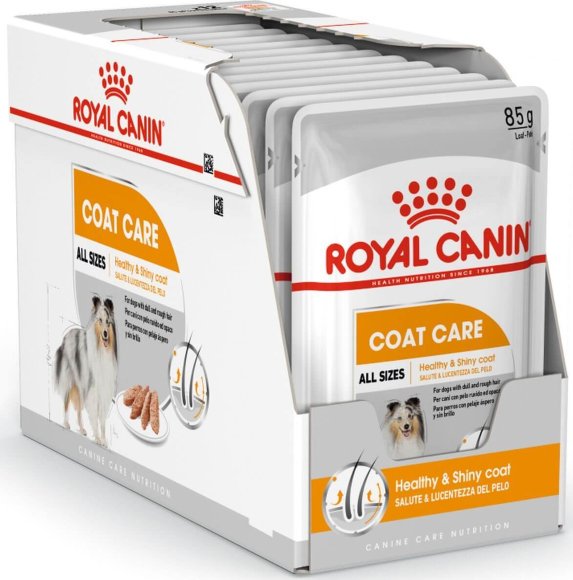 Корм для собак Royal Canin Coat Care (паштет) 12 шт