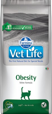 Корм Farmina Vet Life Obesity для кошек (контроль и снижение веса)