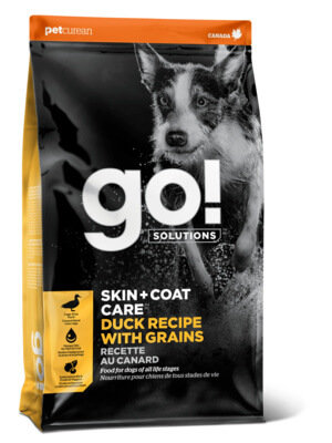 Корм GO! SKIN + COAT CARE Duck Recipe для щенков и собак с цельной уткой и овсянкой