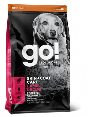 Корм GO! SKIN + COAT Lamb Meal Recipe для щенков и собак со свежим ягненком