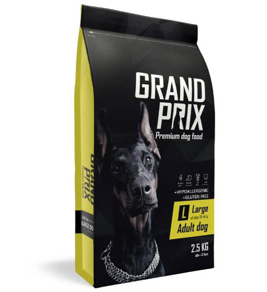 Корм Grand Prix Large Adult для взрослых собак крупных пород (курица)