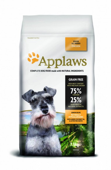 Корм Applaws беззерновой для пожилых собак (курица 75% овощи 25%)