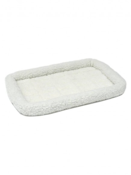 Лежанка MidWest Pet Bed для собак и кошек флисовая 77х52 см белая